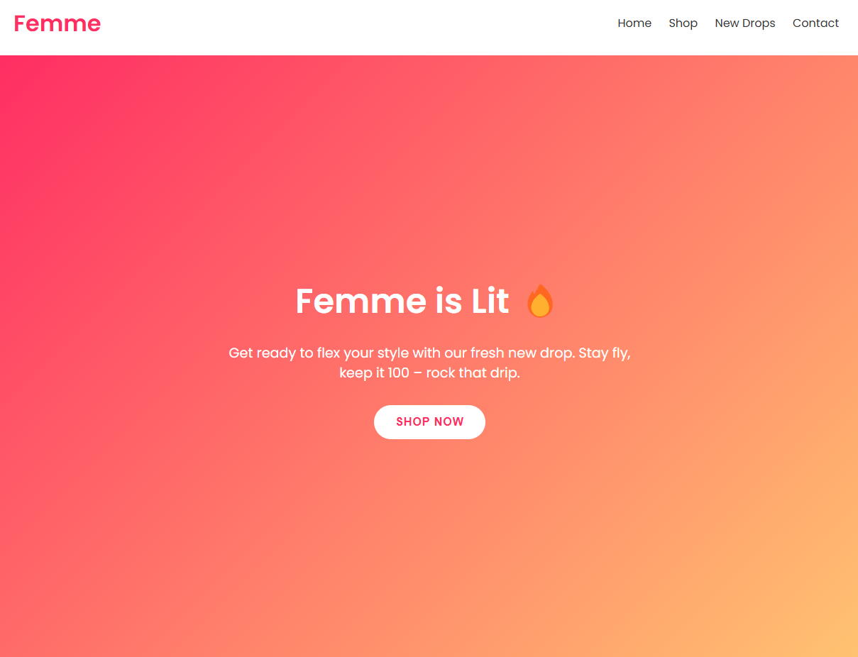 High-converting sales page design with bold CTA