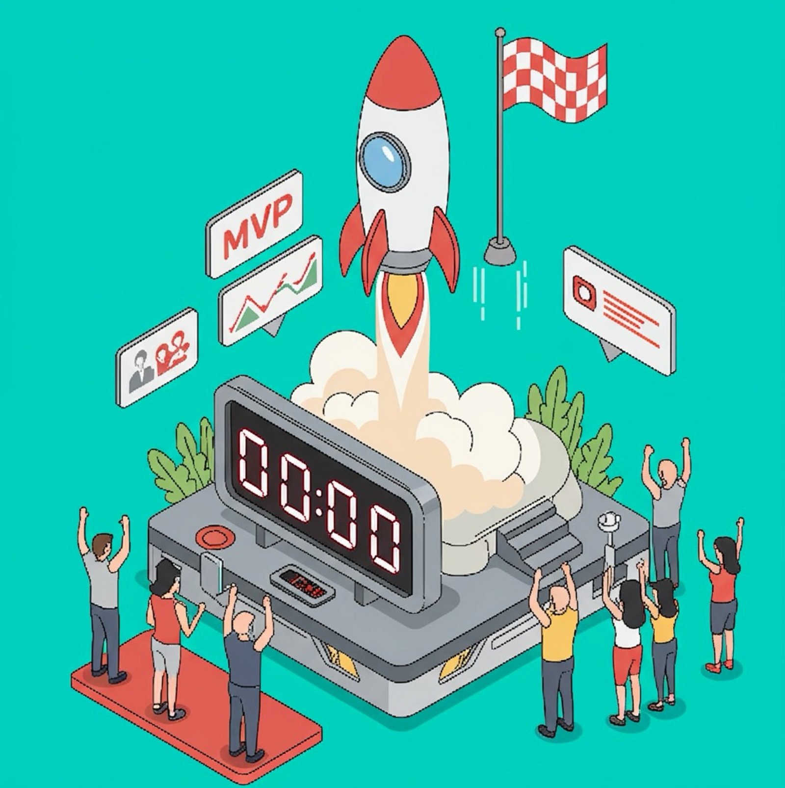 Fast MVP website development delivered in 3-4 weeks for startups and small businesses